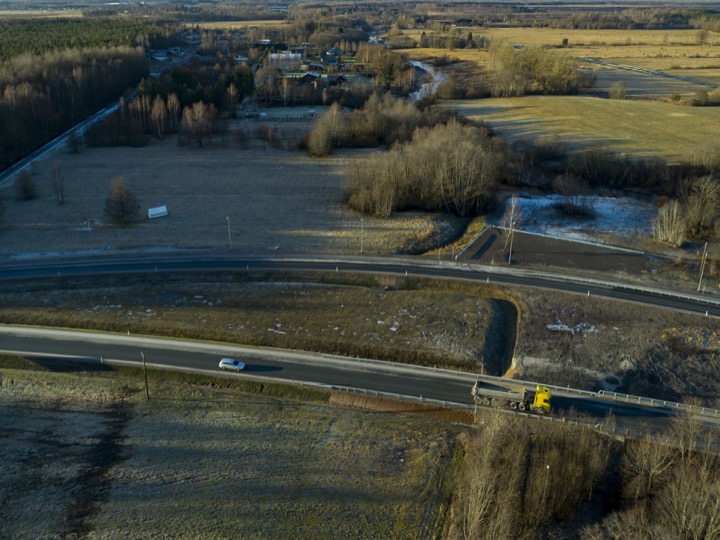 Infrastructure construction site